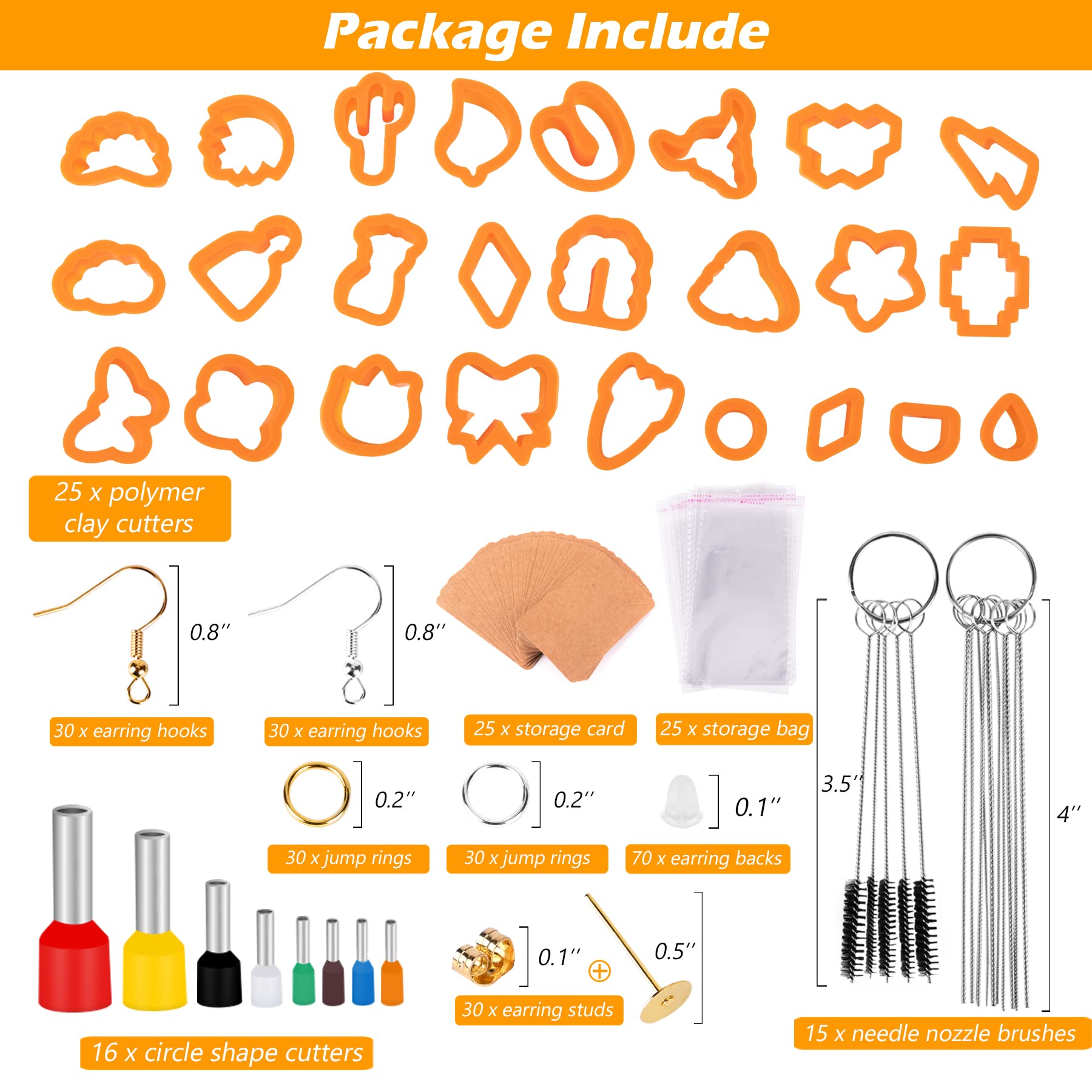 Amazon.co.jp: ポリマークレイカッターキット (326個 ポリマークレイ